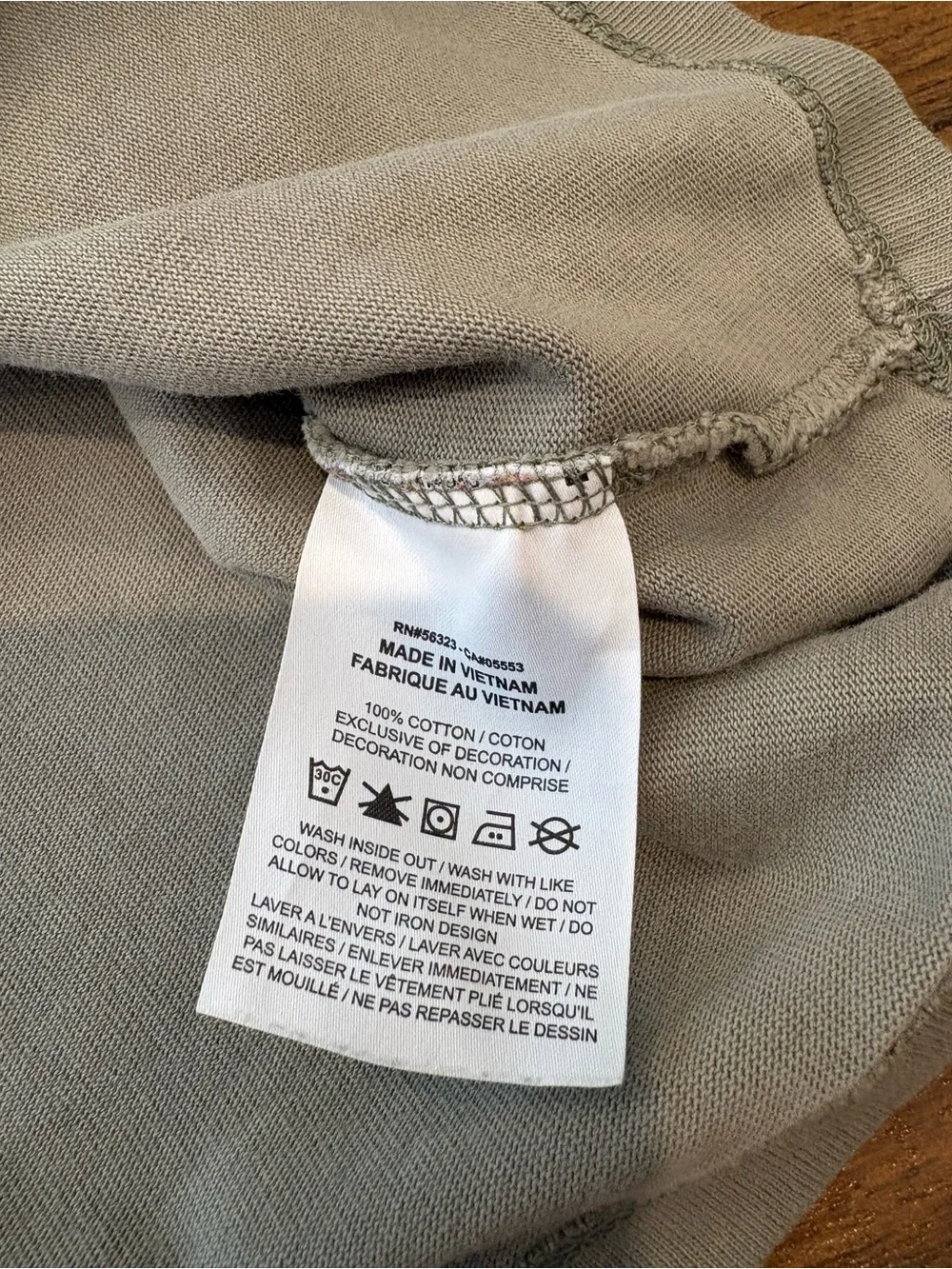 Nike Sportswear Essential Women’s Crop T-Shirt Size Large Khaki Olive Tan Boxy - Picture 4 of 7